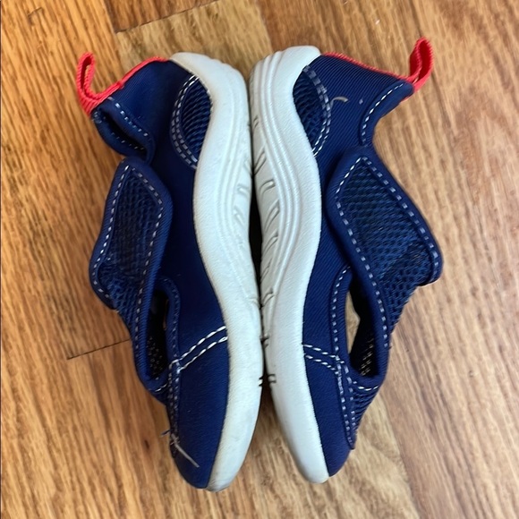 Speedo Blue and Red Water Swim Shoes with Slip-On Design Small Toddler 5/6 - Picture 2 of 6